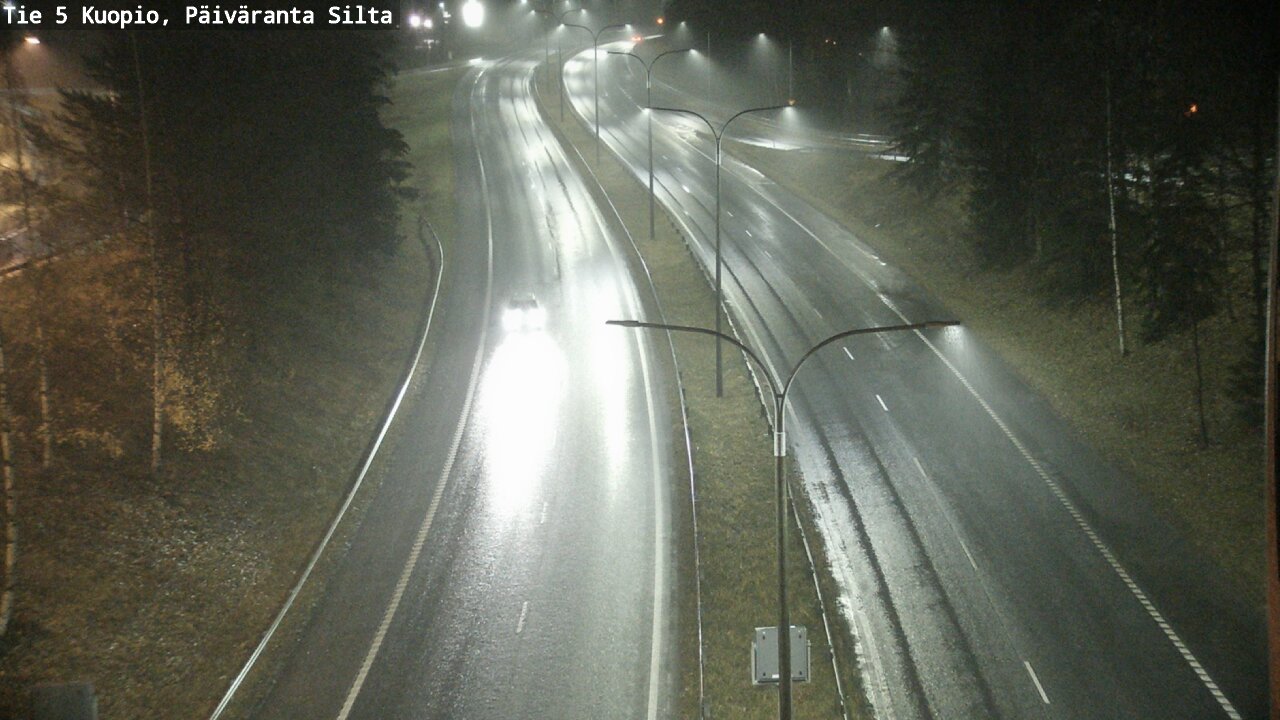 Weather Camera Image Road 5 Kuopio, Päiväranta silta, Kuopio, Pohjois-Savo