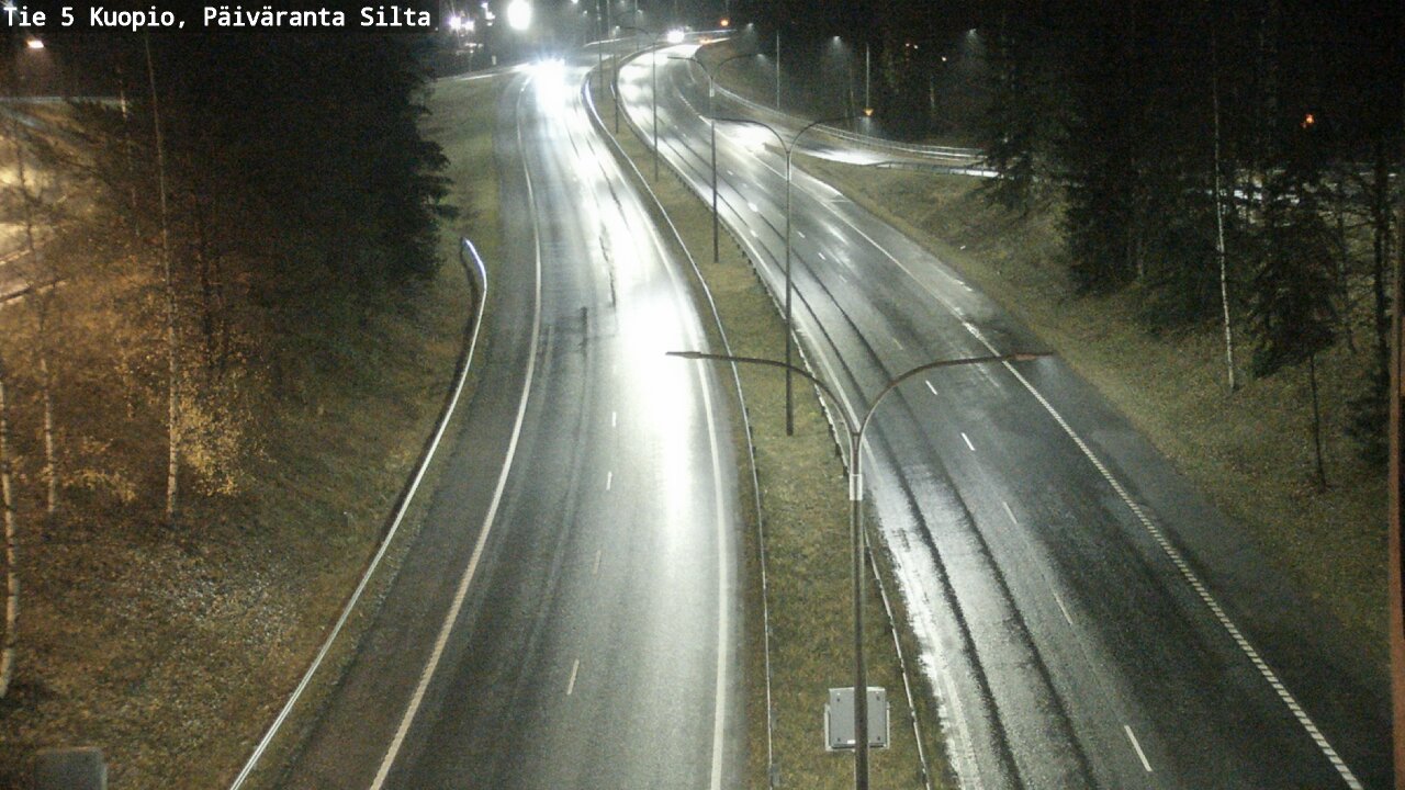 Weather Camera Image Road 5 Kuopio, Päiväranta silta, Kuopio, Pohjois-Savo