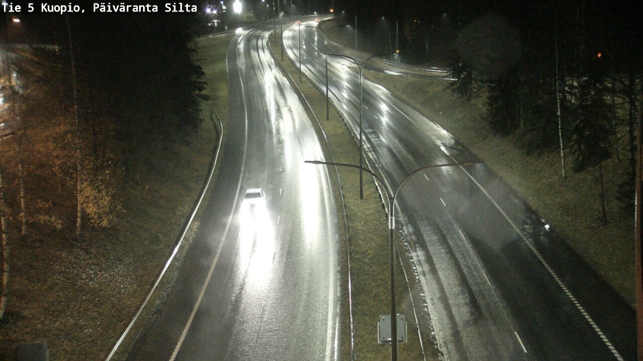 Weather Camera Image Väg 5 Kuopio, Päiväranta silta, Kuopio, Pohjois-Savo