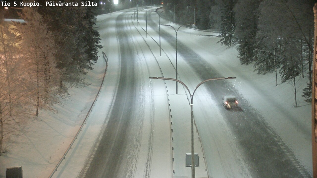Kelikamerat Kuva Tie 5 Kuopio, Päiväranta silta, Kuopio, Pohjois-Savo