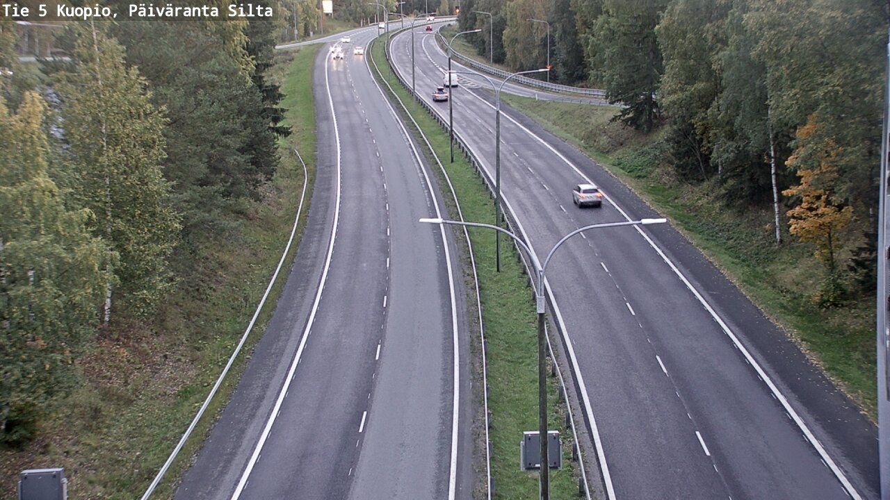 Weather Camera Image Road 5 Kuopio, Päiväranta silta, Kuopio, Pohjois-Savo