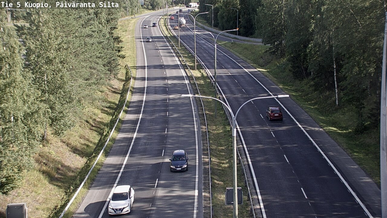 Kelikamerat Kuva Tie 5 Kuopio, Päiväranta silta, Kuopio, Pohjois-Savo