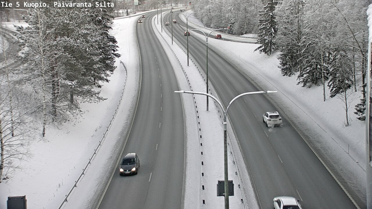 Weather Camera Image Väg 5 Kuopio, Päiväranta silta, Kuopio, Pohjois-Savo