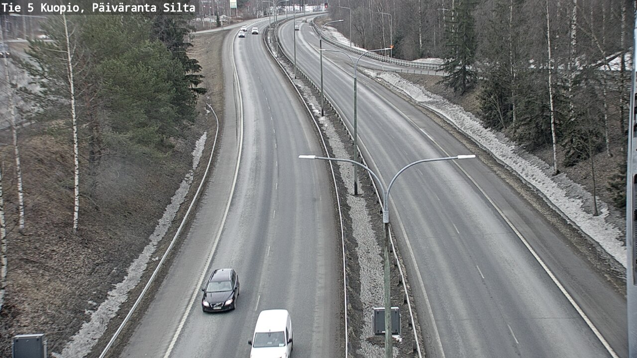 Kelikamerat Kuva Tie 5 Kuopio, Päiväranta silta, Kuopio, Pohjois-Savo