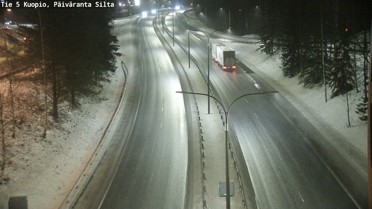Weather Camera Image Road 5 Kuopio, Päiväranta silta, Kuopio, Pohjois-Savo