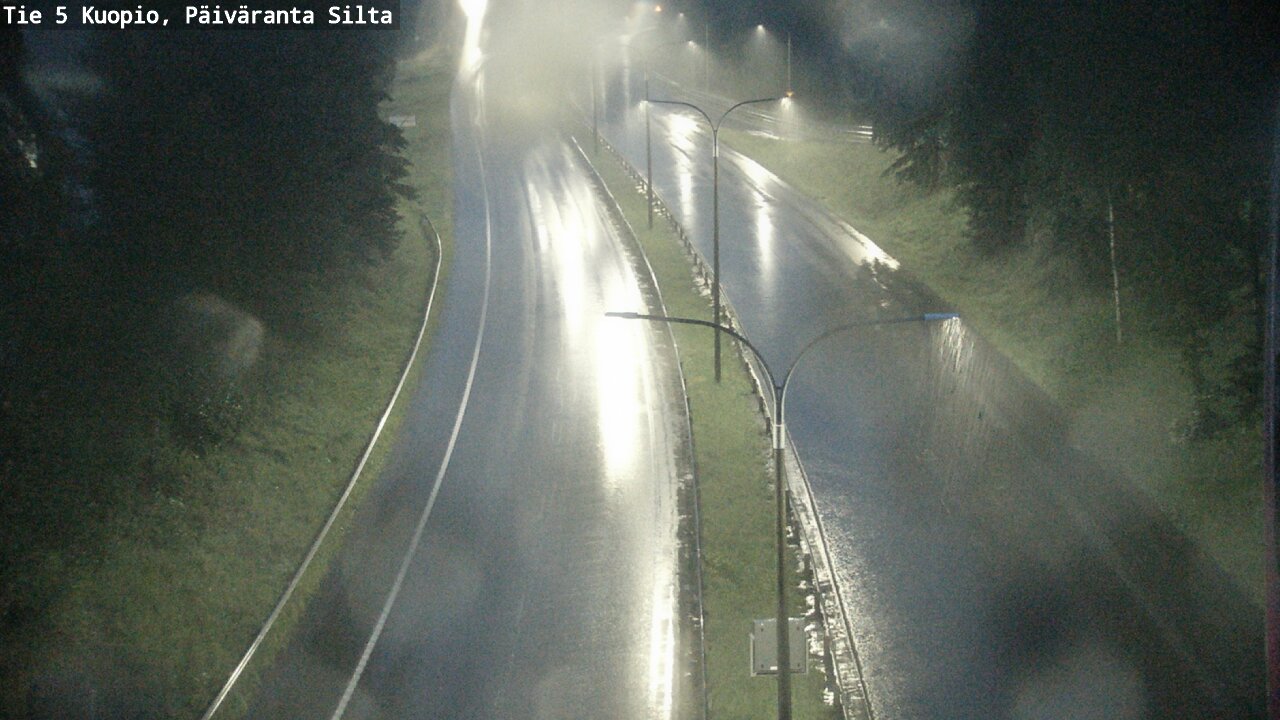 Weather Camera Image Road 5 Kuopio, Päiväranta silta, Kuopio, Pohjois-Savo