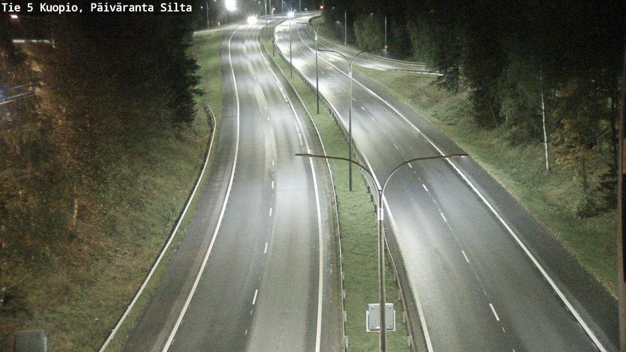 Weather Camera Image Road 5 Kuopio, Päiväranta silta, Kuopio, Pohjois-Savo