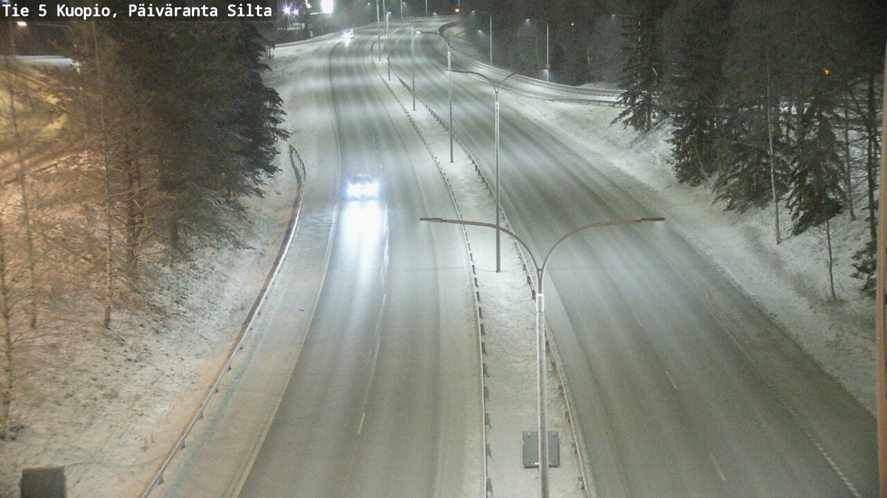 Kelikamerat Kuva Tie 5 Kuopio, Päiväranta silta, Kuopio, Pohjois-Savo