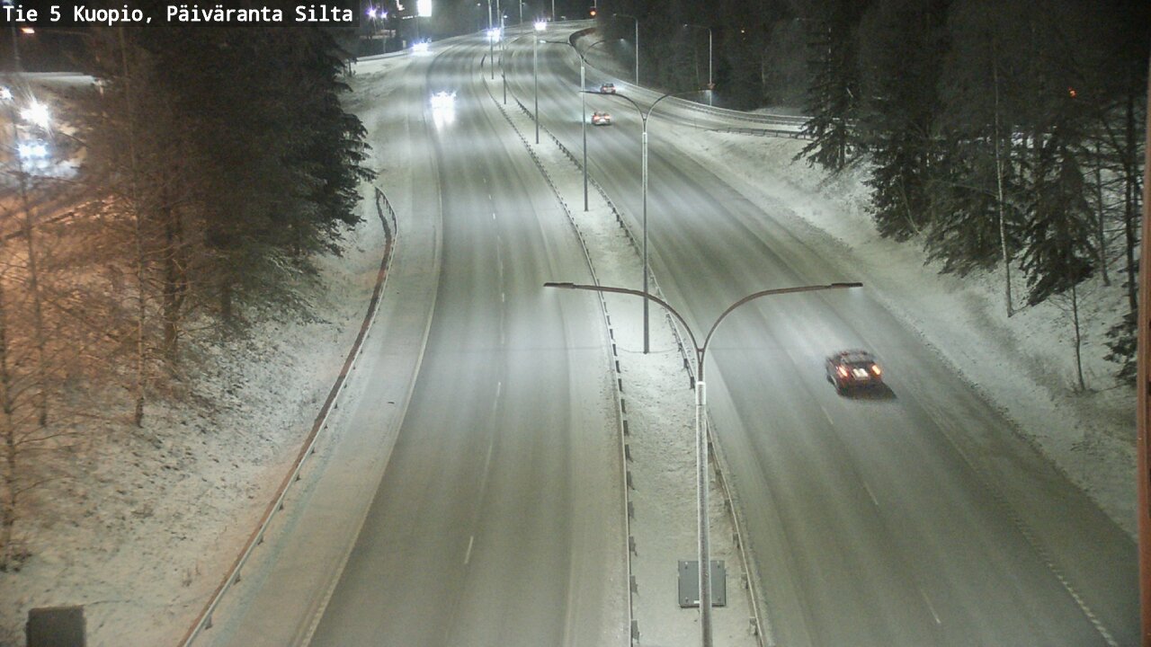 Kelikamerat Kuva Tie 5 Kuopio, Päiväranta silta, Kuopio, Pohjois-Savo