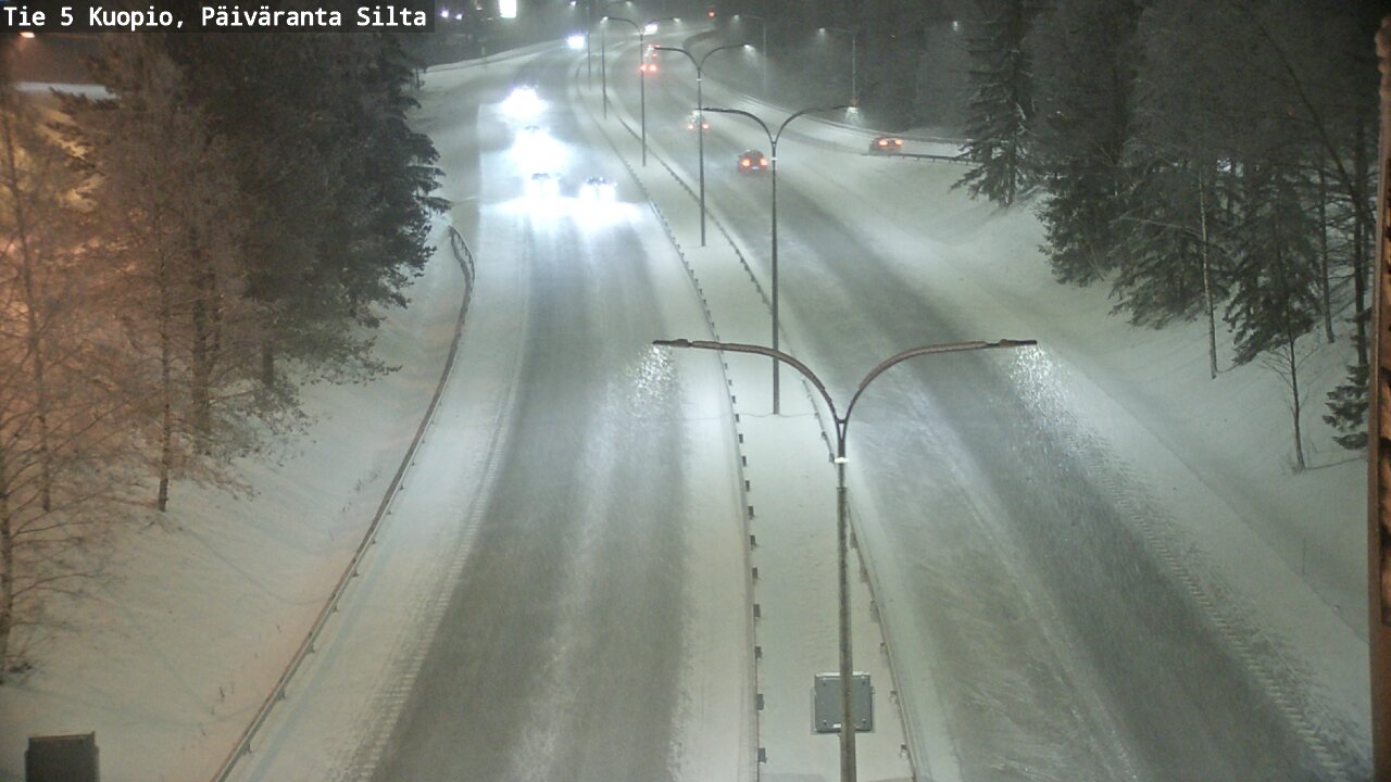 Kelikamerat Kuva Tie 5 Kuopio, Päiväranta silta, Kuopio, Pohjois-Savo
