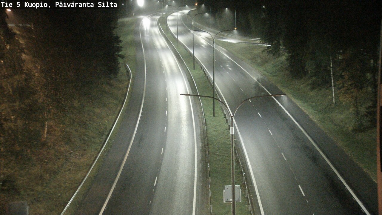 Weather Camera Image Road 5 Kuopio, Päiväranta silta, Kuopio, Pohjois-Savo