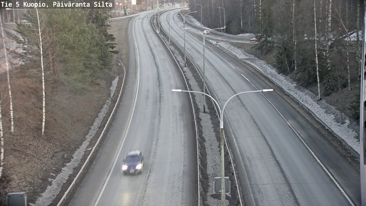 Kelikamerat Kuva Tie 5 Kuopio, Päiväranta silta, Kuopio, Pohjois-Savo