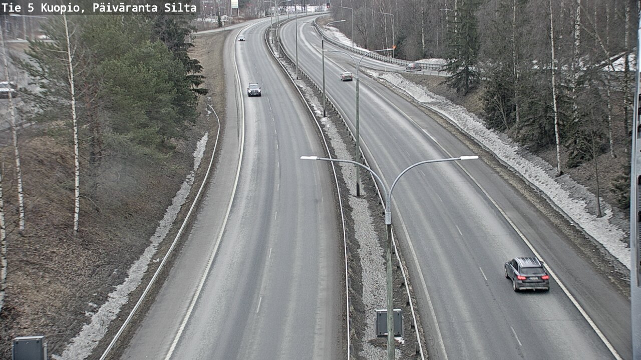 Kelikamerat Kuva Tie 5 Kuopio, Päiväranta silta, Kuopio, Pohjois-Savo