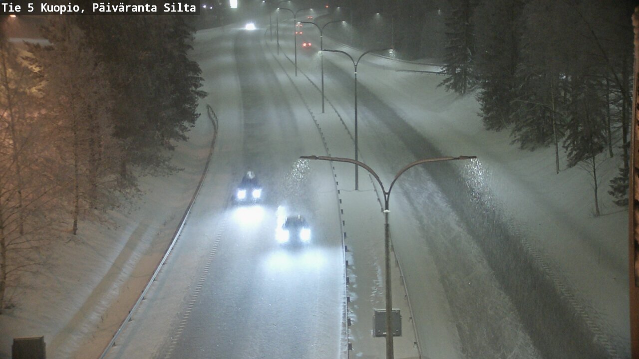 Kelikamerat Kuva Tie 5 Kuopio, Päiväranta silta, Kuopio, Pohjois-Savo