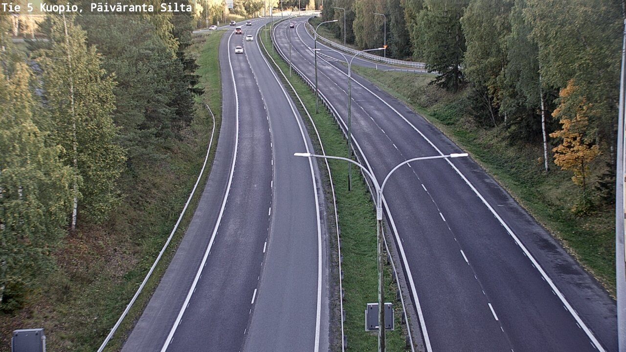 Kelikamerat Kuva Tie 5 Kuopio, Päiväranta silta, Kuopio, Pohjois-Savo