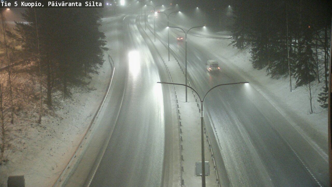 Weather Camera Image Road 5 Kuopio, Päiväranta silta, Kuopio, Pohjois-Savo