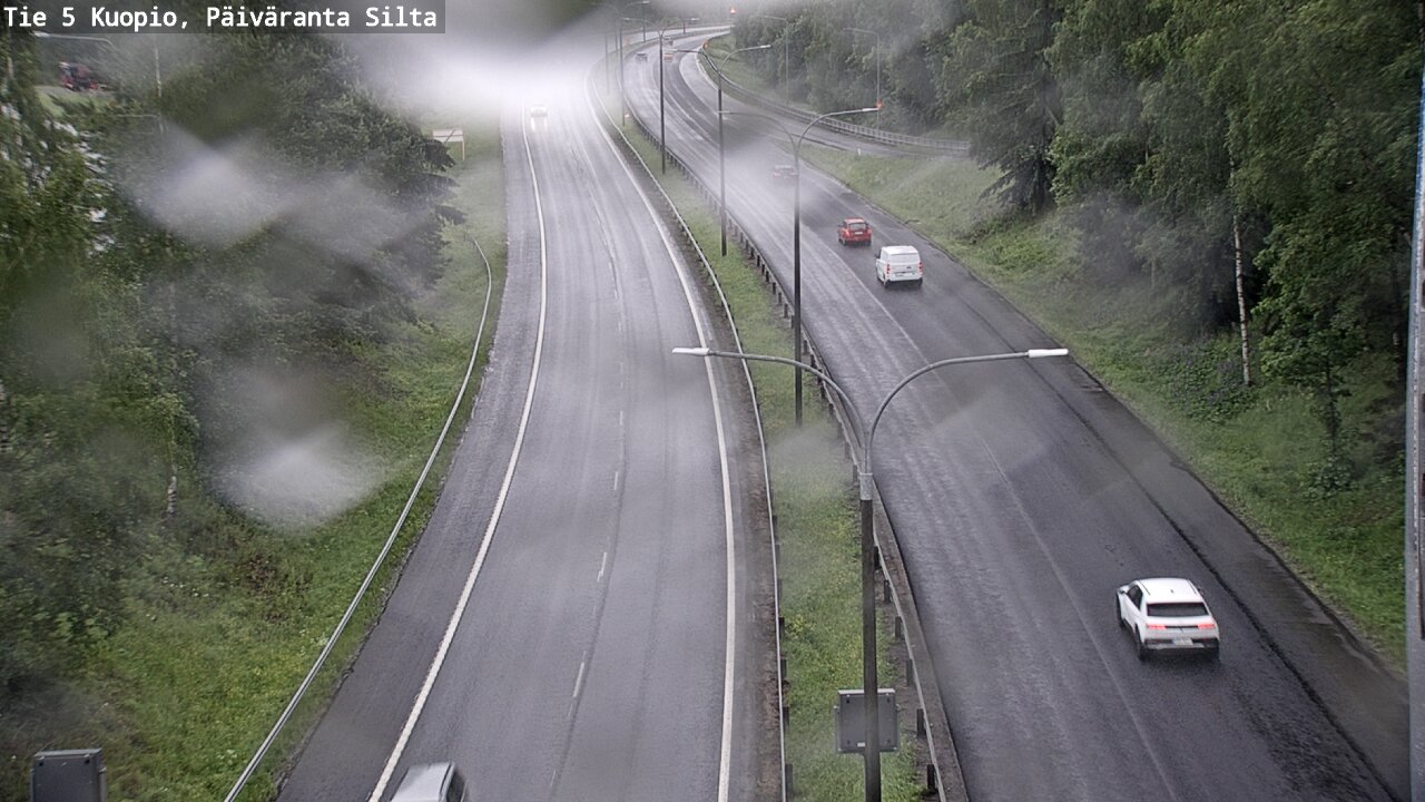 Weather Camera Image Väg 5 Kuopio, Päiväranta silta, Kuopio, Pohjois-Savo