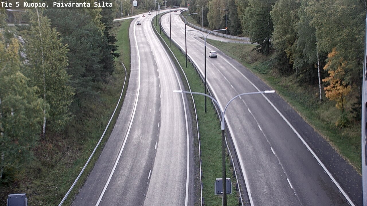 Kelikamerat Kuva Tie 5 Kuopio, Päiväranta silta, Kuopio, Pohjois-Savo