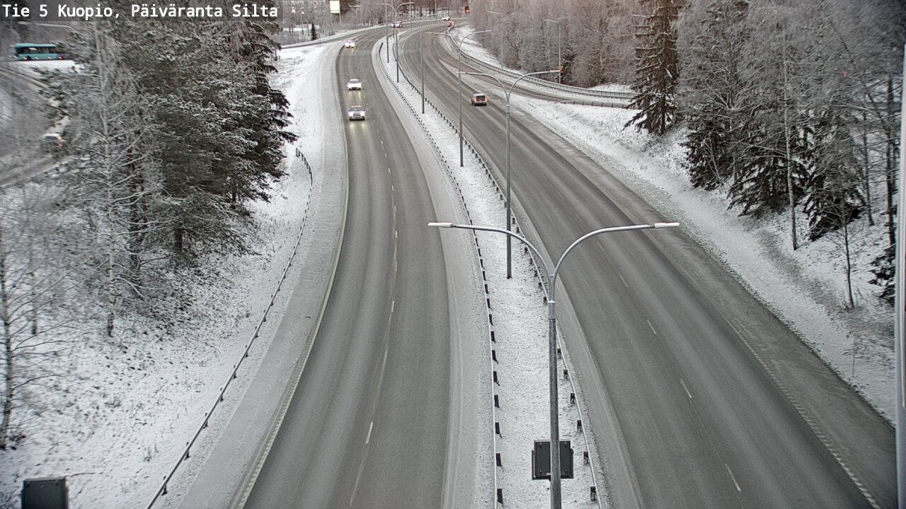 Kelikamerat Kuva Tie 5 Kuopio, Päiväranta silta, Kuopio, Pohjois-Savo