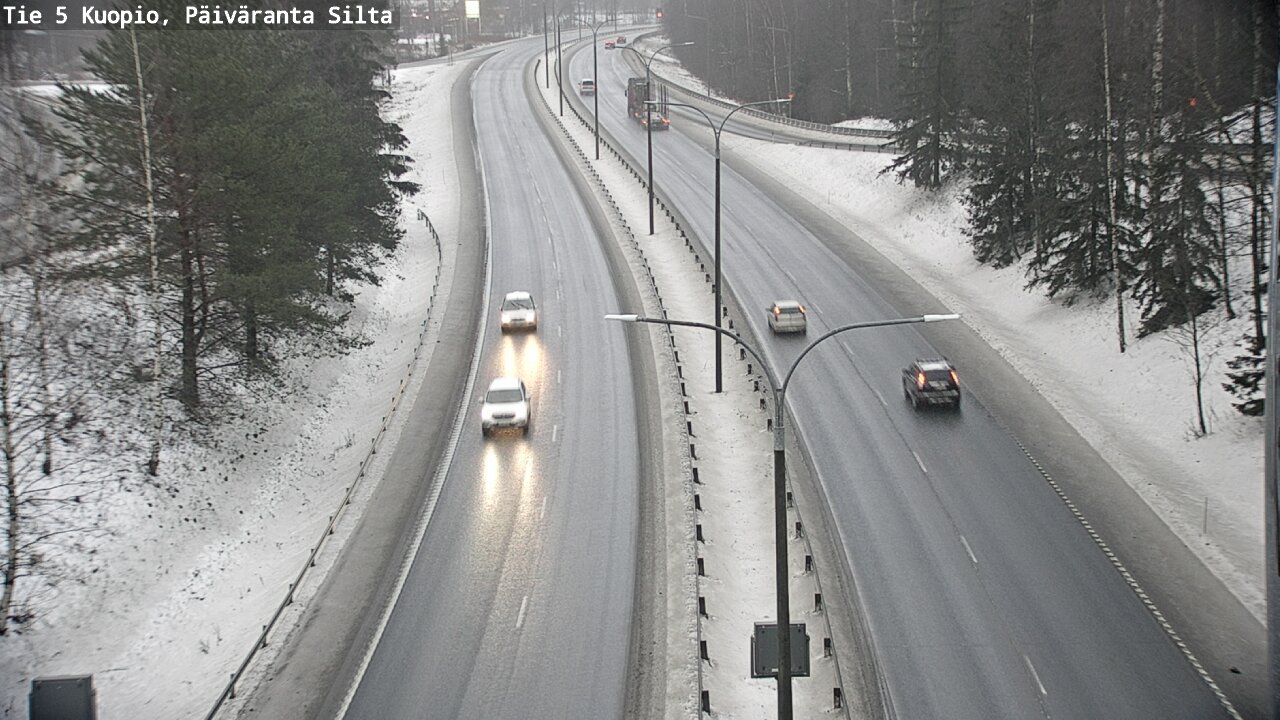 Weather Camera Image Road 5 Kuopio, Päiväranta silta, Kuopio, Pohjois-Savo