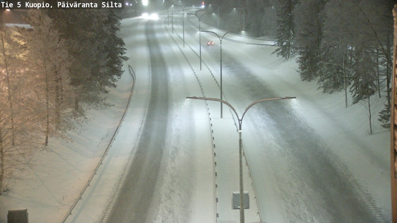Kelikamerat Kuva Tie 5 Kuopio, Päiväranta silta, Kuopio, Pohjois-Savo