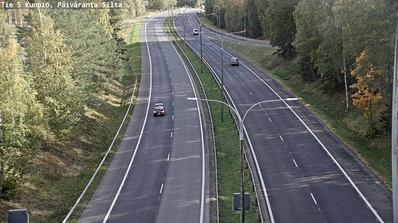 Kelikamerat Kuva Tie 5 Kuopio, Päiväranta silta, Kuopio, Pohjois-Savo