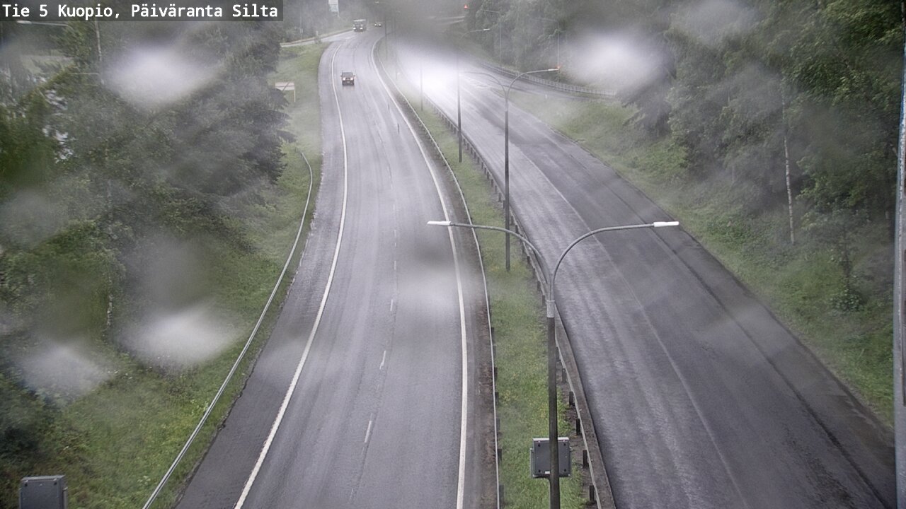 Weather Camera Image Väg 5 Kuopio, Päiväranta silta, Kuopio, Pohjois-Savo