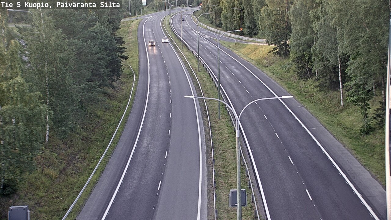 Kelikamerat Kuva Tie 5 Kuopio, Päiväranta silta, Kuopio, Pohjois-Savo