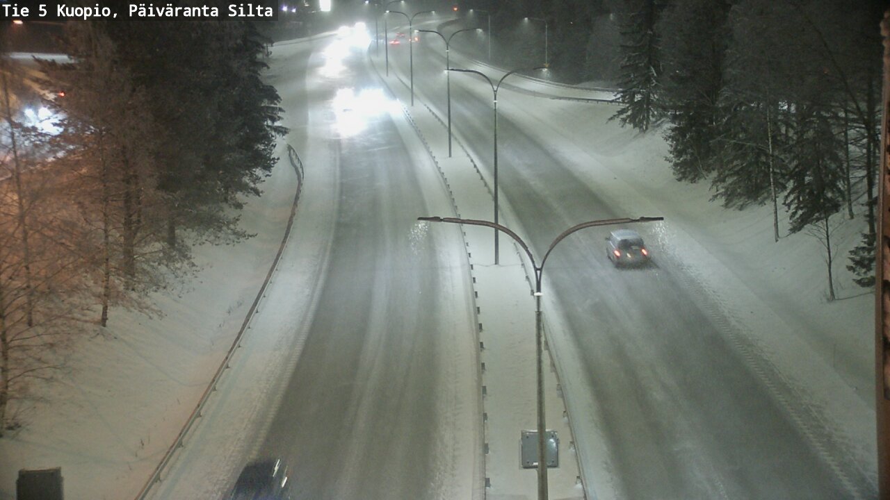 Kelikamerat Kuva Tie 5 Kuopio, Päiväranta silta, Kuopio, Pohjois-Savo