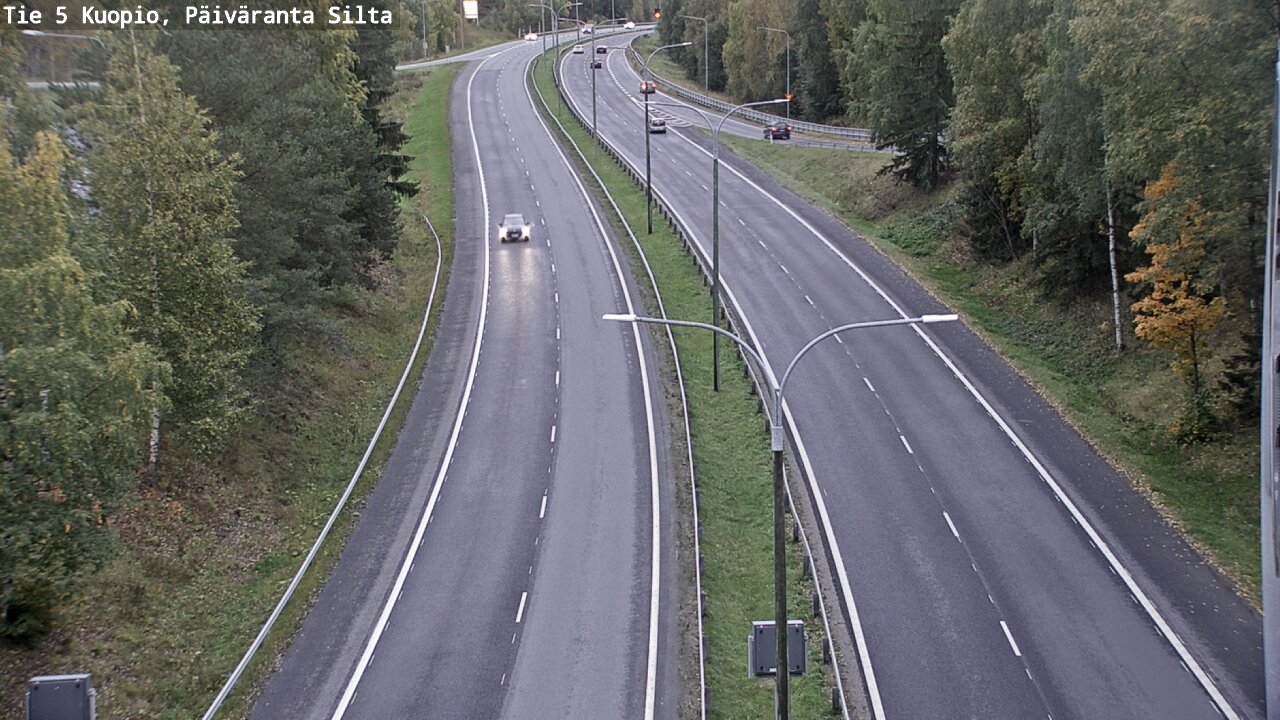 Weather Camera Image Road 5 Kuopio, Päiväranta silta, Kuopio, Pohjois-Savo