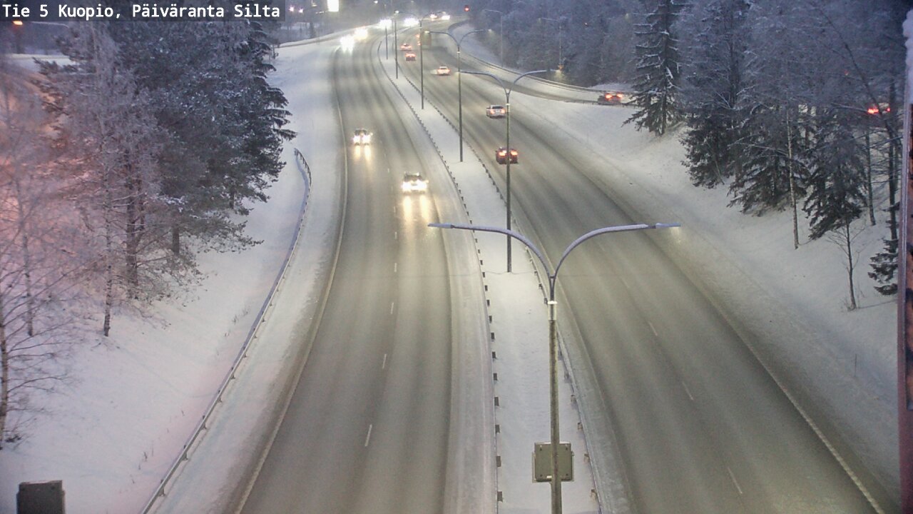 Kelikamerat Kuva Tie 5 Kuopio, Päiväranta silta, Kuopio, Pohjois-Savo