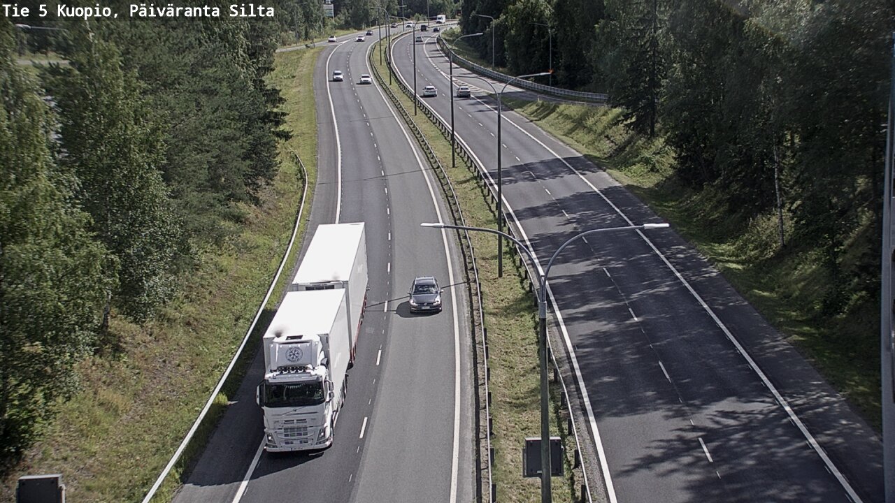Kelikamerat Kuva Tie 5 Kuopio, Päiväranta silta, Kuopio, Pohjois-Savo