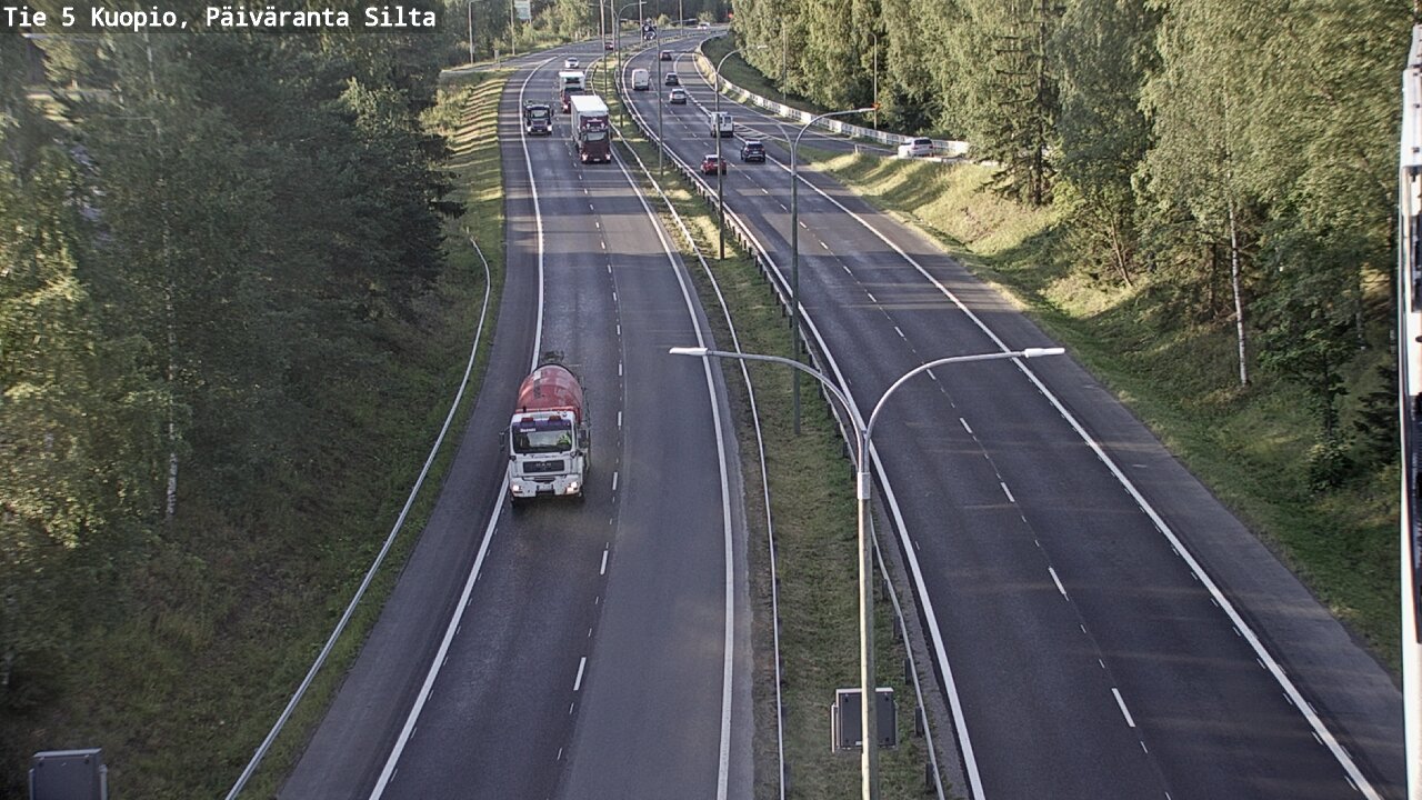 Kelikamerat Kuva Tie 5 Kuopio, Päiväranta silta, Kuopio, Pohjois-Savo