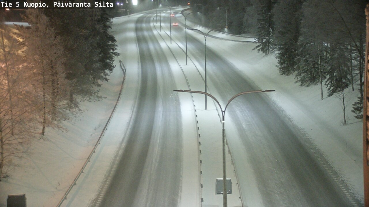 Kelikamerat Kuva Tie 5 Kuopio, Päiväranta silta, Kuopio, Pohjois-Savo