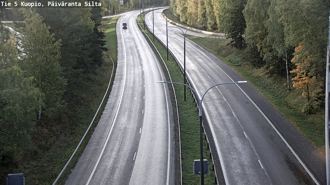 Weather Camera Image Road 5 Kuopio, Päiväranta silta, Kuopio, Pohjois-Savo