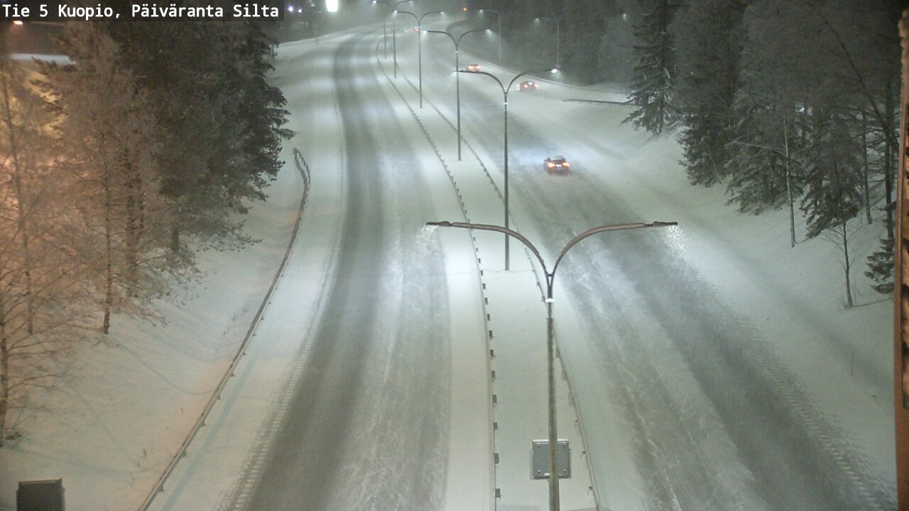 Kelikamerat Kuva Tie 5 Kuopio, Päiväranta silta, Kuopio, Pohjois-Savo