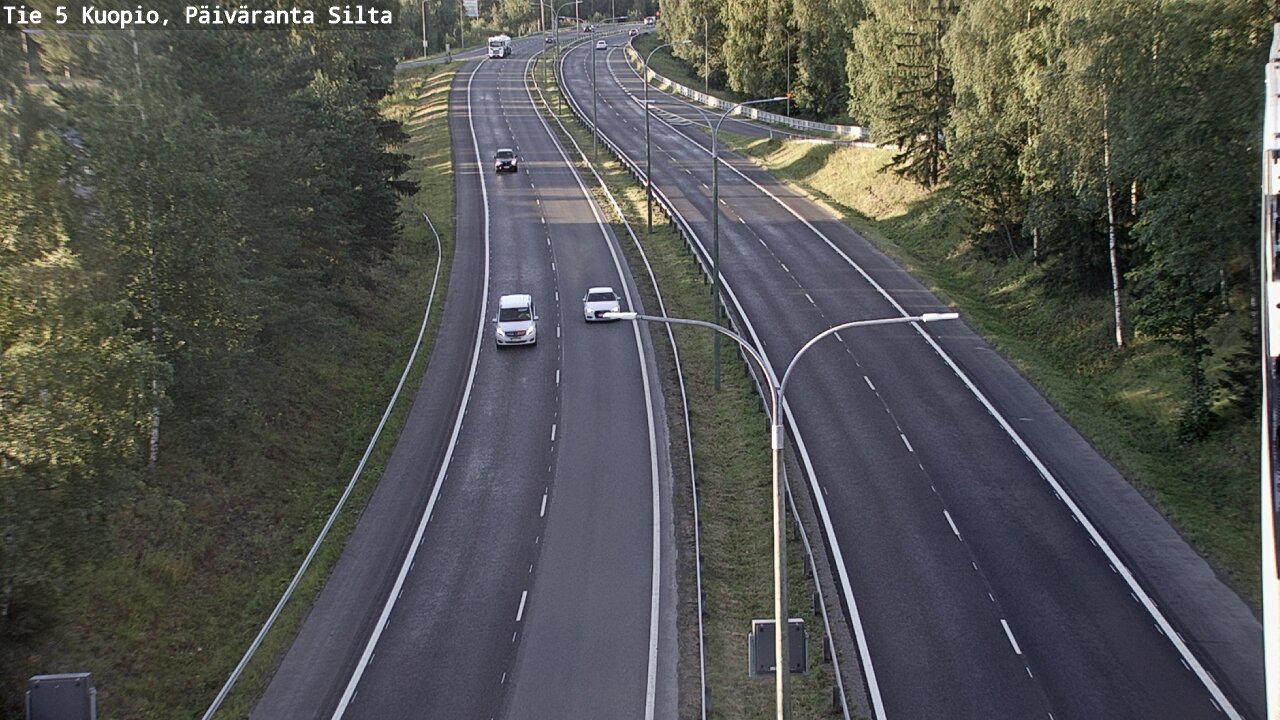 Kelikamerat Kuva Tie 5 Kuopio, Päiväranta silta, Kuopio, Pohjois-Savo