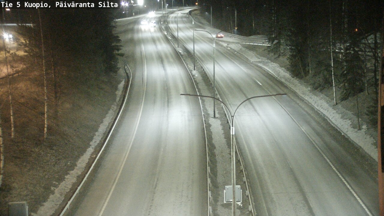 Kelikamerat Kuva Tie 5 Kuopio, Päiväranta silta, Kuopio, Pohjois-Savo