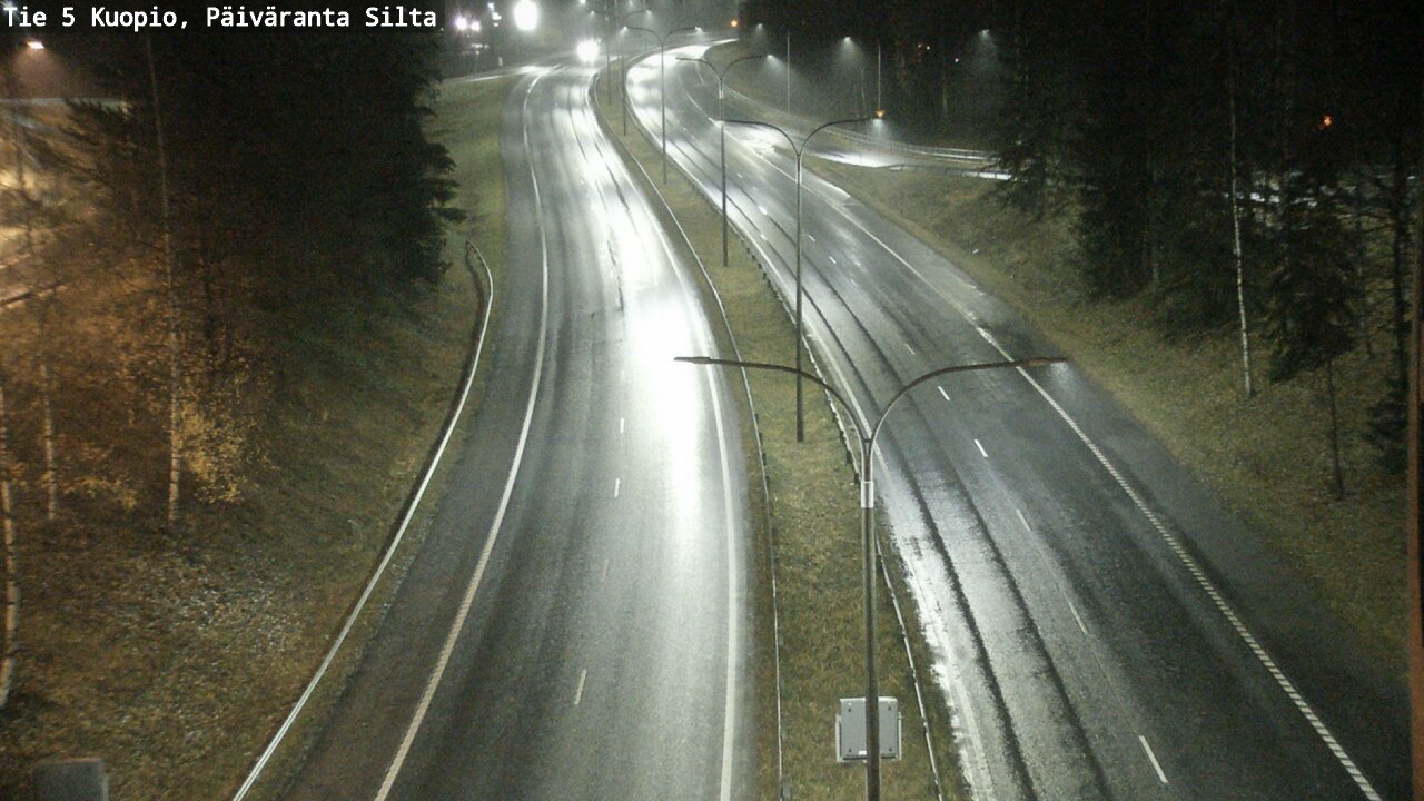 Weather Camera Image Road 5 Kuopio, Päiväranta silta, Kuopio, Pohjois-Savo