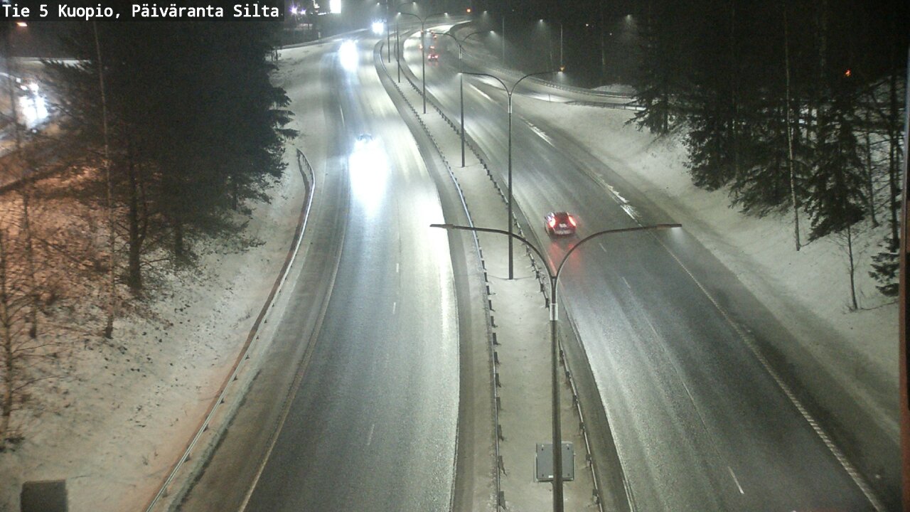 Weather Camera Image Road 5 Kuopio, Päiväranta silta, Kuopio, Pohjois-Savo
