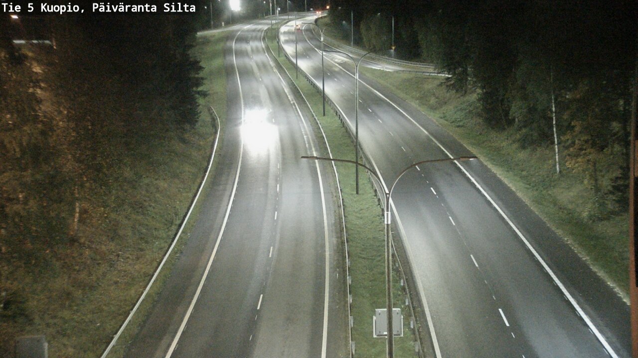 Weather Camera Image Road 5 Kuopio, Päiväranta silta, Kuopio, Pohjois-Savo