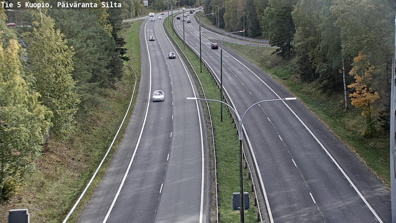 Kelikamerat Kuva Tie 5 Kuopio, Päiväranta silta, Kuopio, Pohjois-Savo