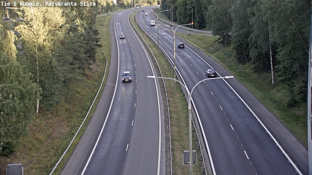 Kelikamerat Kuva Tie 5 Kuopio, Päiväranta silta, Kuopio, Pohjois-Savo
