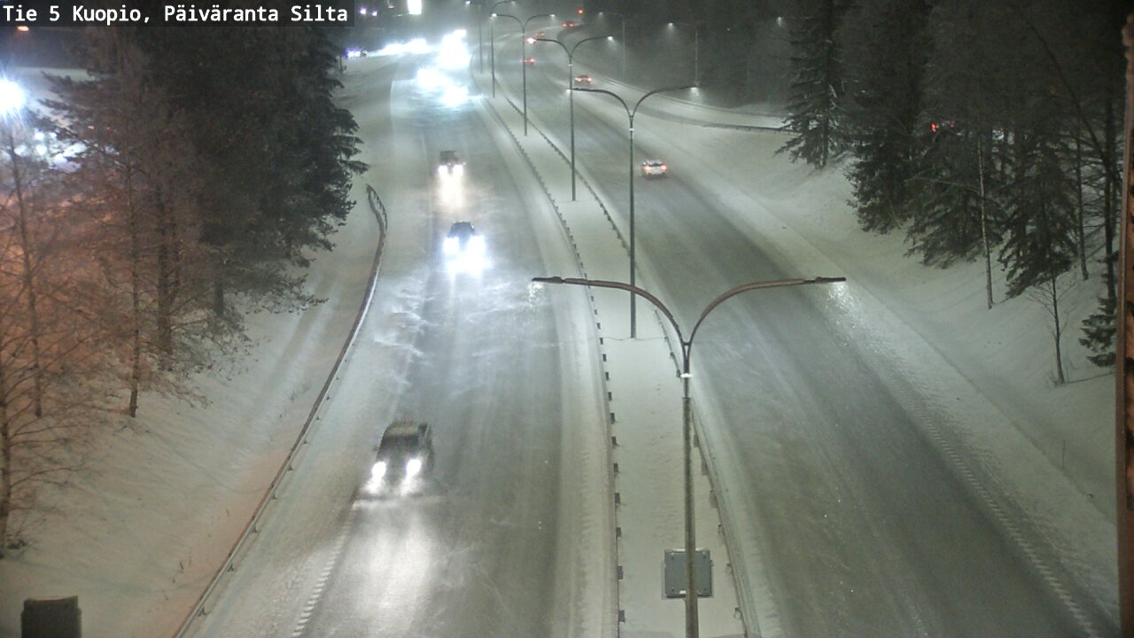 Kelikamerat Kuva Tie 5 Kuopio, Päiväranta silta, Kuopio, Pohjois-Savo