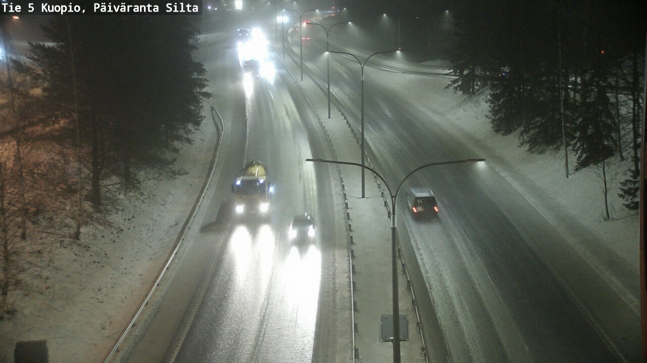 Weather Camera Image Road 5 Kuopio, Päiväranta silta, Kuopio, Pohjois-Savo