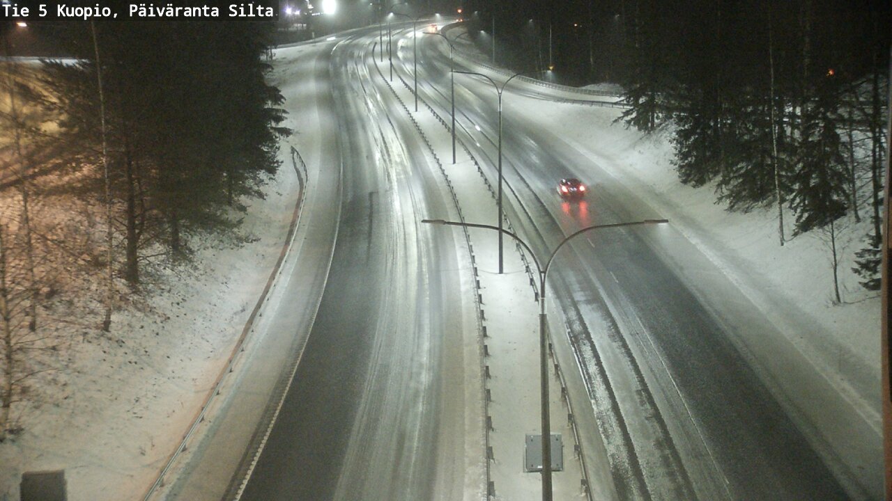 Weather Camera Image Road 5 Kuopio, Päiväranta silta, Kuopio, Pohjois-Savo