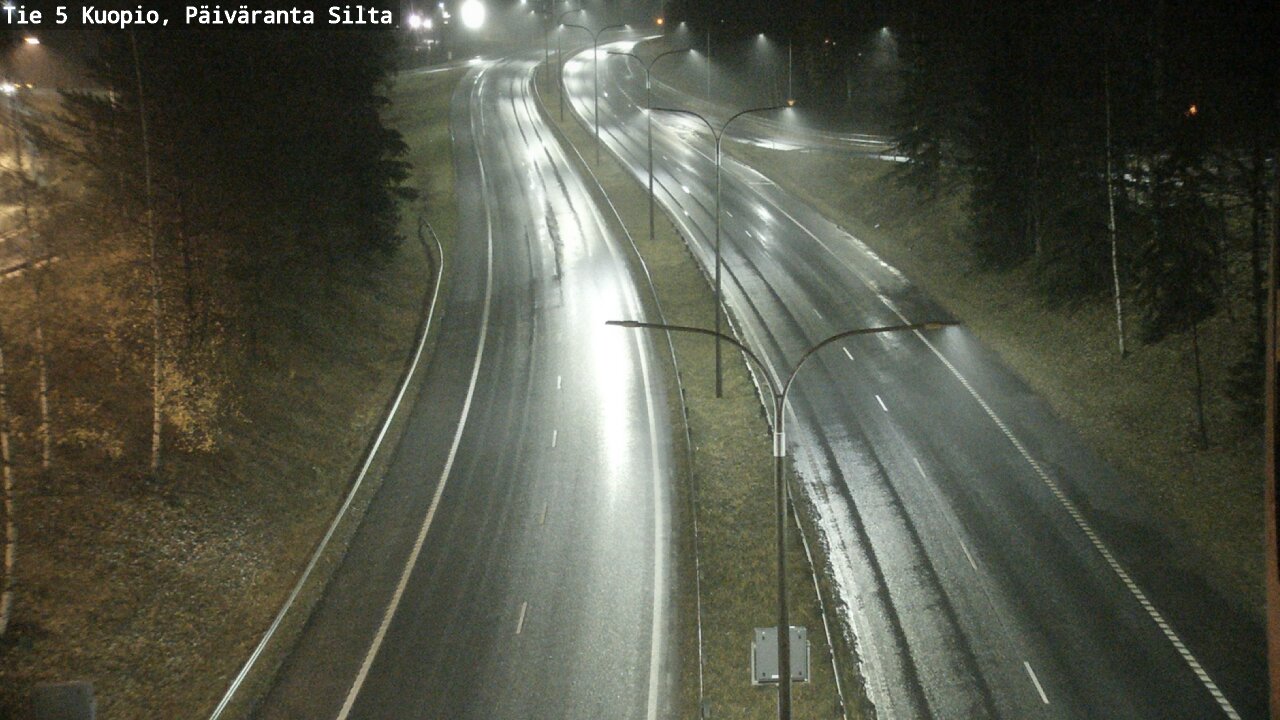 Weather Camera Image Road 5 Kuopio, Päiväranta silta, Kuopio, Pohjois-Savo