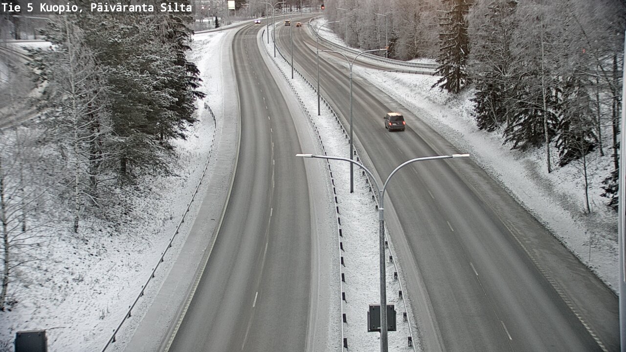 Kelikamerat Kuva Tie 5 Kuopio, Päiväranta silta, Kuopio, Pohjois-Savo
