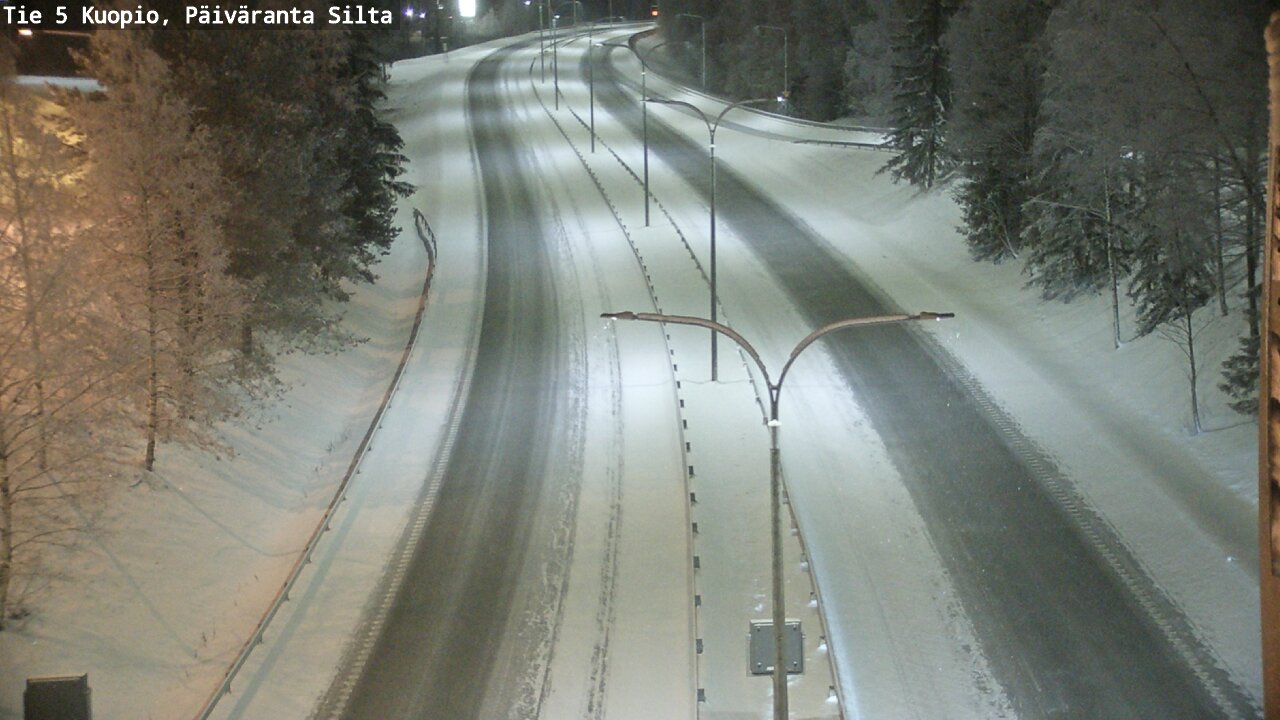 Kelikamerat Kuva Tie 5 Kuopio, Päiväranta silta, Kuopio, Pohjois-Savo