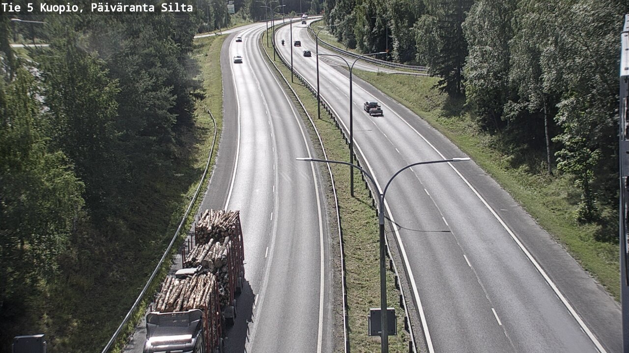 Kelikamerat Kuva Tie 5 Kuopio, Päiväranta silta, Kuopio, Pohjois-Savo